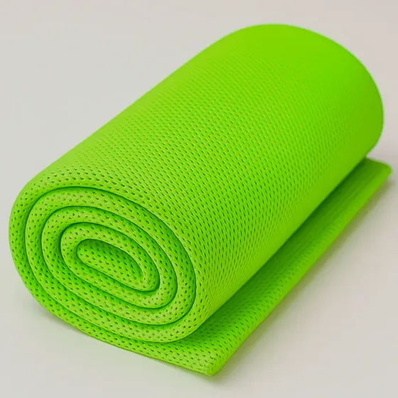 Toalha Microfibra Alta Absorção Grande 150 X 80 Cm Com Bolsa Verde-limão