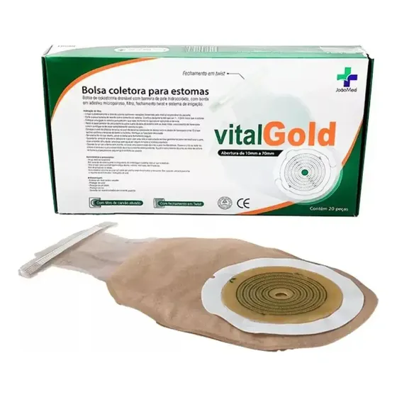 15un Bolsa Coletora Estomas 10-70mm Opaca E Filtro Anti Odor