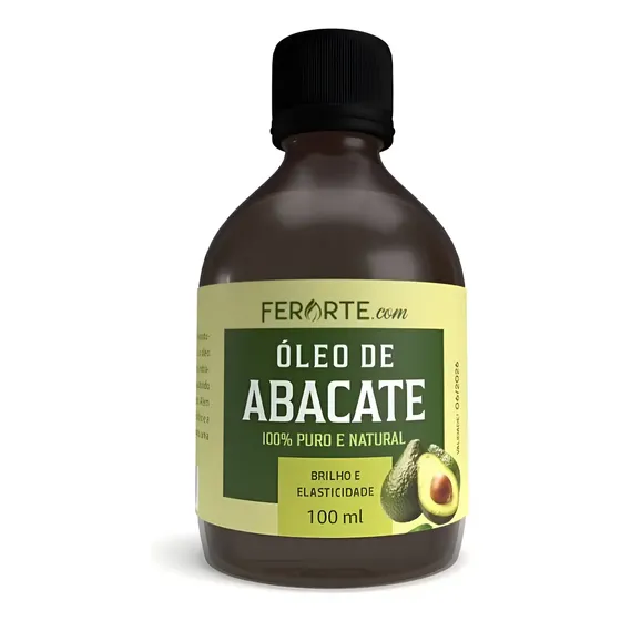 Óleo Vegetal De Abacate 100% Puro Vegano 100ml