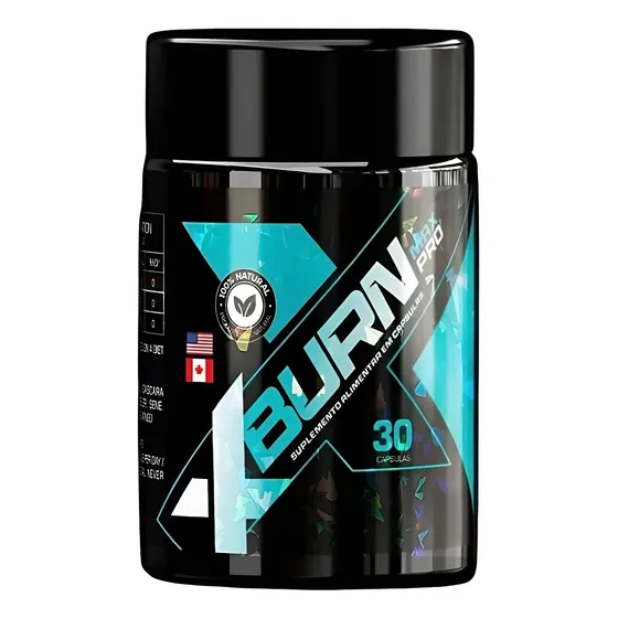 Xburn Pro Max Azul Ultra Concentrado Rapida Absorção 30caps Sem Sabor