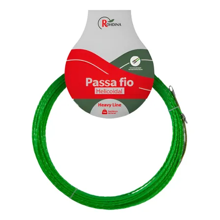 Passa Fio Reforçado 20m Rohdina Ponteira Aço Flexível 127/220v