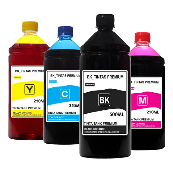 Refil 1250ml Tinta Compatível Epson L5190 L5590 L1250 L3250