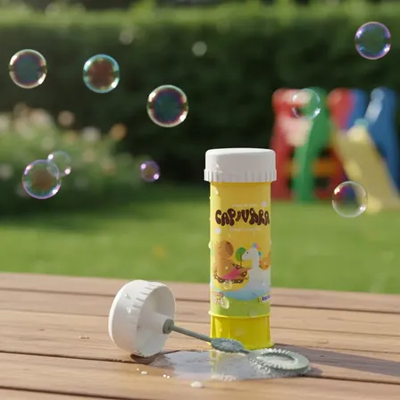Bolha De Sabão 60ml 12 Un Personagens Lembrancinha Infantil Capivara