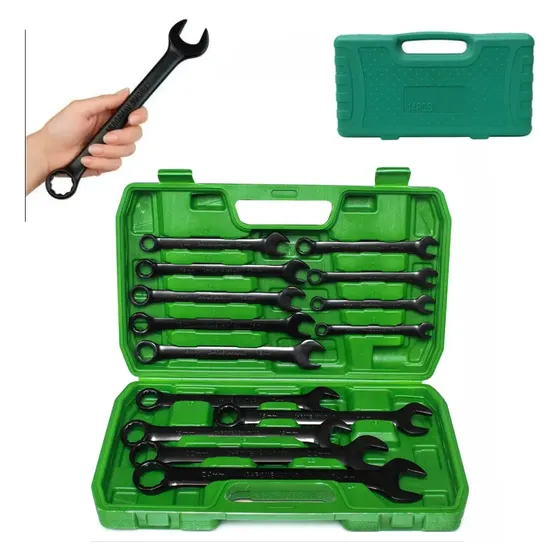 Jogo Chave Combinada Profissional 8 A 24 Mm Com Maleta 14pcs