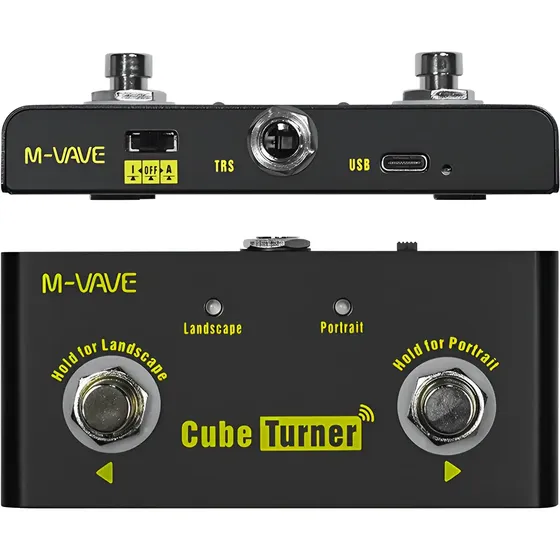 M-vave Cube Turner Plus Wireless Page Turner Supports Looper
