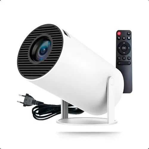 Projetor Portátil 4k Hy300 Tela Até 200 Polegadas Full Hd Branco 127/220v
