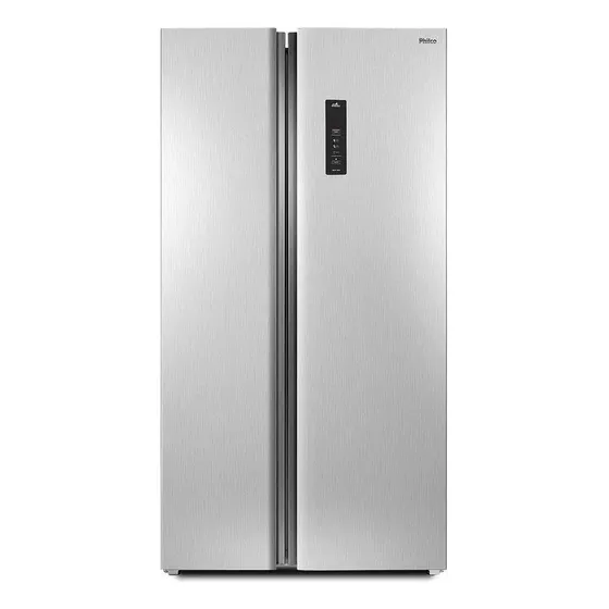 Geladeira 489l Philco Frost Free Side By Side Inox 110v