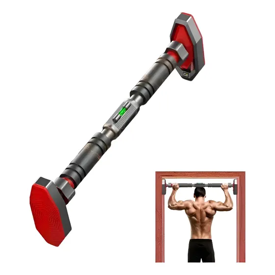 Barra Flexão Porta Ajustável 65-100cm: Musculação Fixa