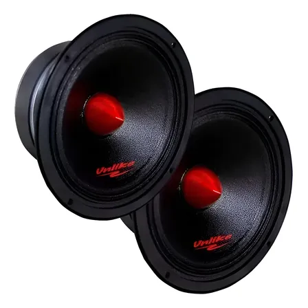 Par De Alto Falantes Medio Grave Unlike Unf65 6 110w 4 Ohms Preto