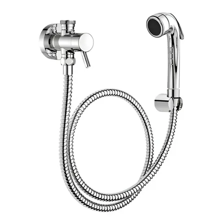 Ducha Higiênica Com Registro E Derivação Docol Lóggica Cor Cromado 01137906 Polido