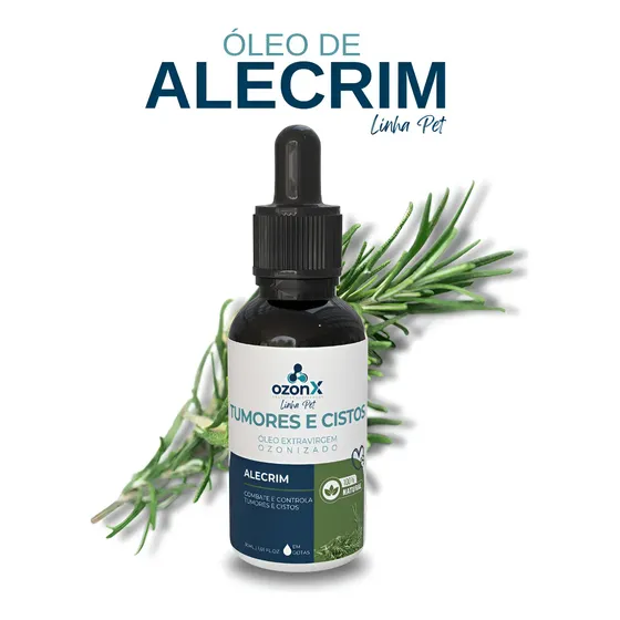 Tumores E Cistos Pet: Alecrim Ozonizado Natural Ozonx