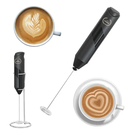 Mini Mixer Elétrico Portátil Espumador Leite Cappuccino Café