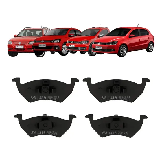 Pastilha De Freio Dianteira Gol Saveiro Voyage G5 G6 2012 17