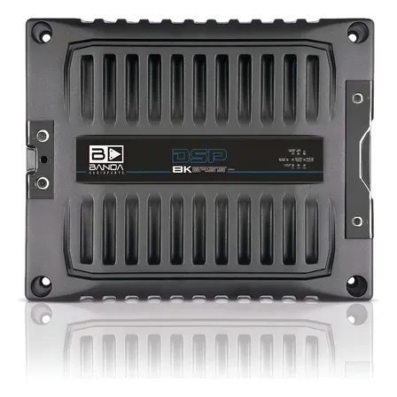 Módulo Amplificador Banda Dsp 8k1 8000w 1 Ohm Com Limiter Preto