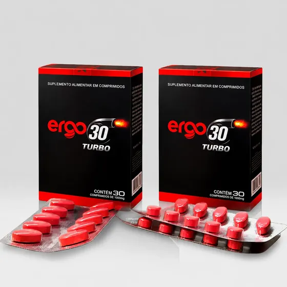 Ergo 30 Turbo - 2 Cxs Com 30 Comprimidos (60 No Total)