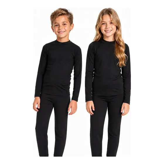 Conjunto Térmico Infantil Flanelado Peluciado Inverno Bloomy