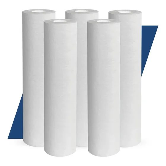 5 Refil Filtro Caixa Dagua Cavalete Pp Liso 9 3/4 10 Micras