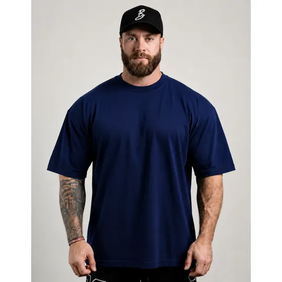 Camiseta Oversized Para Treino E Casual 100% Algodão Premium