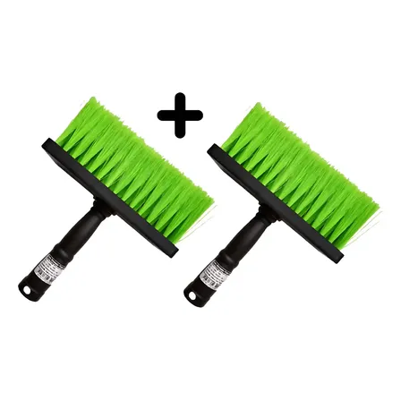 Broxa Retangular Plástica Kit 2 Unid Pintura Impermeabilizar