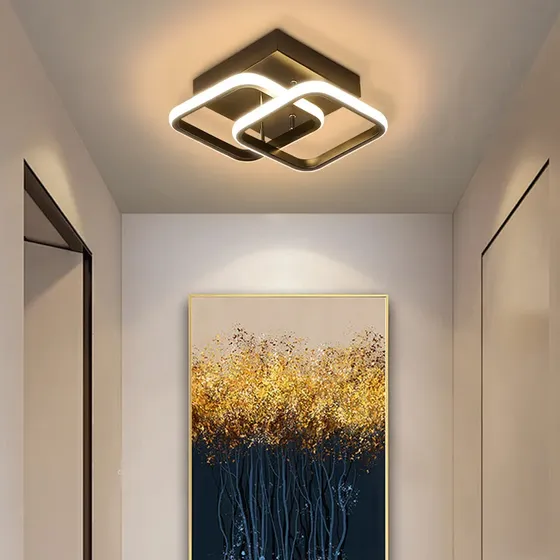 Luminária De Teto Moderna,3 Em 1 Lustre Led Para Quarto Sala