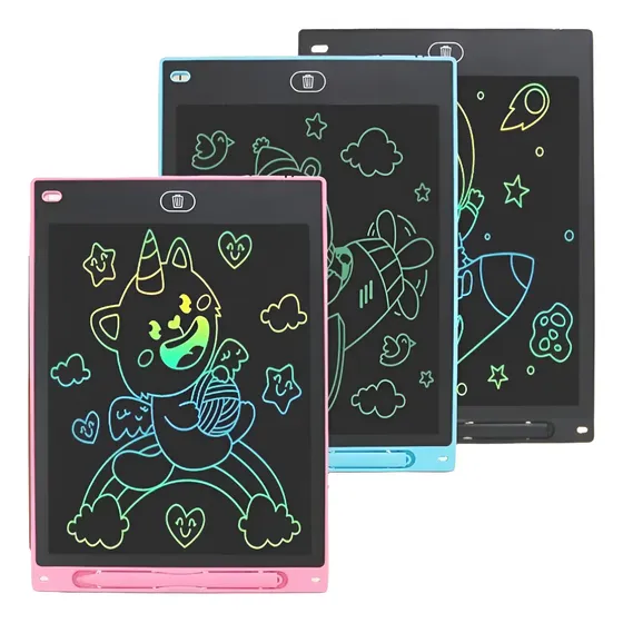 Kit 50 Lousas Mágicas Lcd 8.5 Polegadas Coloridas Infantil