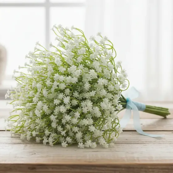 Kit 2 Buquês De Mosquitinho Gypsophila Artificial Decoração