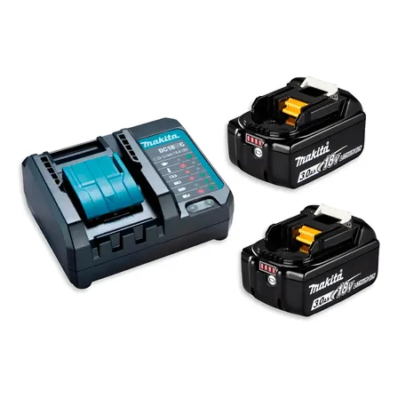 Kit Carregador Bivolt Makita 18v Lxt Dc18wc 2 Baterias 3.0ah
