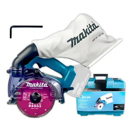 Serra Mármore Makita Sem Fio 18v Lxt 125mm Dcc500zkx1 Maleta