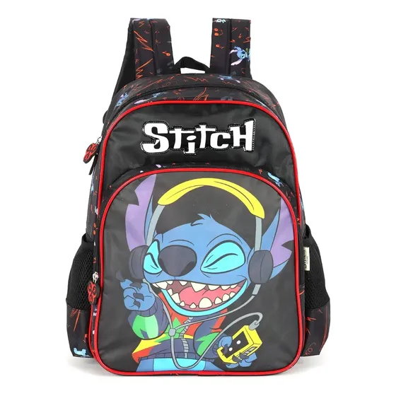 Mochila De Costas Masculina Escolar Stitch Is42371sc