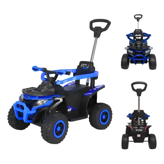 Carrinho Infantil Quadriciclo C/luzes Ride On Azul Maxi Toys