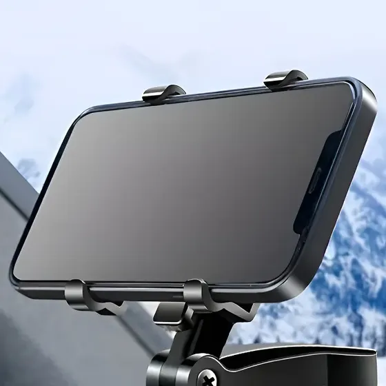Suporte De Celular Para Carro 360 Ajustável Universal Painel Preto