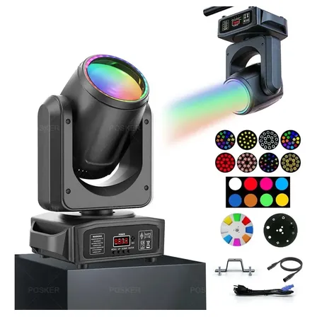250w Moving Head Beam Rgbw 18 Prisma Dmx Luz Palco Dj Festa