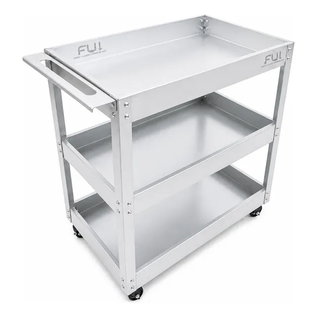 Carrinho Ferramentas 740x400x760mm Aço Oficinas Almoxerifado Prata