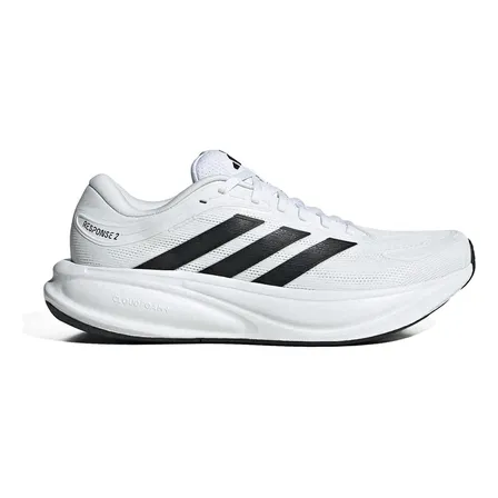 Tênis adidas Response 2 Masculino Confortável Leve Versátil Branco/preto Liso 40 Br