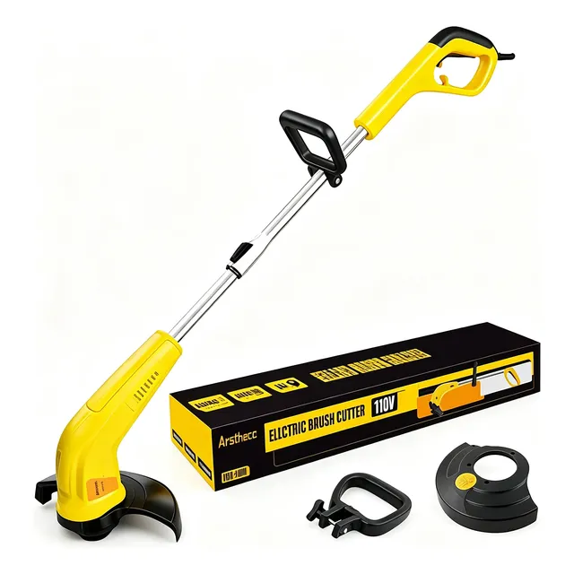 Aparador De Grama Elétrico Corte 280 Mm 1600 W Arstheco 127v Amarelo-110