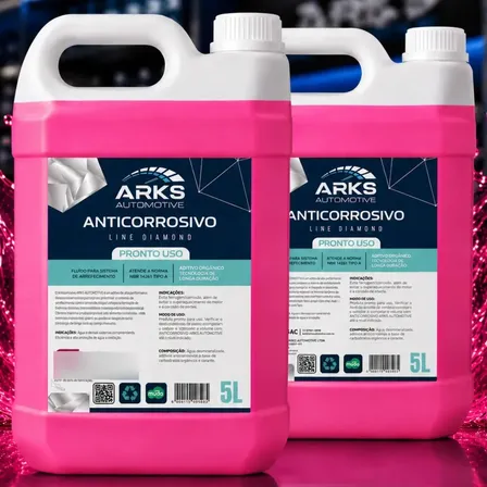 2 Un Anticorrosivo Radiador Pronto Uso Rosa 10l Arks Premium