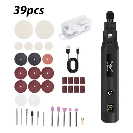 Mini Kit De Ferramentas Rotativas Sem Fio De 5 Velocidades U