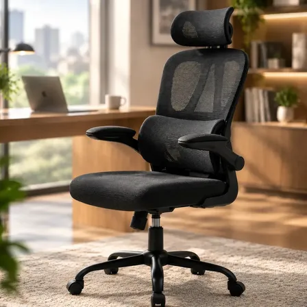 Cadeira Escritório Ergonômica Mesh Suporte Lombar Sitolia