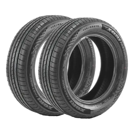 Kit 2 Pneus 195/55 R15 Xbri Fastway Y1 85v V