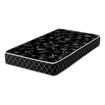 Colchão Solteiro Macio Anti Alérgico D20 188x78x12 Cor Preto