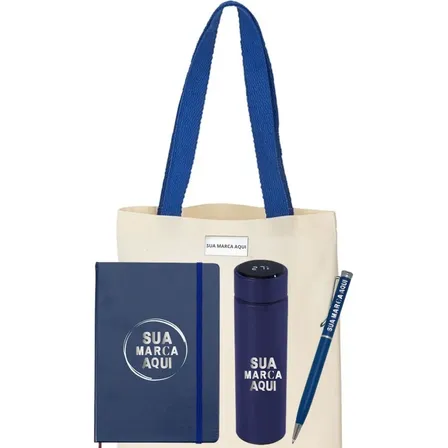 Kit 4 Peças De Luxo Personalizado Com Seu Nome/ Logo
