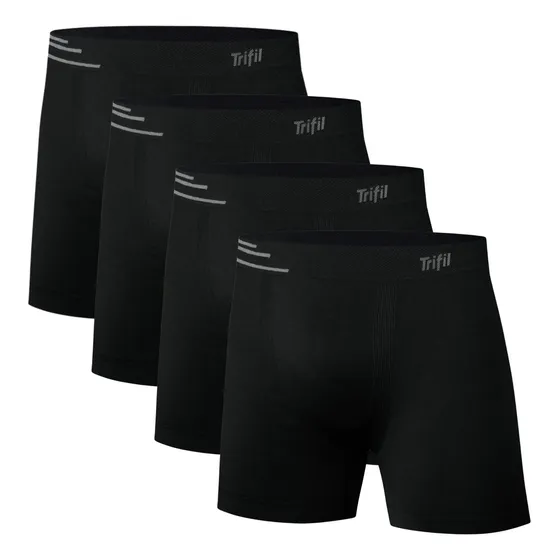 Kit 4 Cueca Masculina Boxer Poliamida Trifil Lupo Original