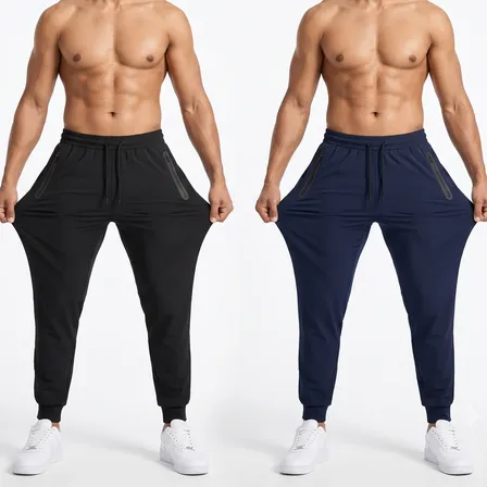 Kit 2 Calça Jogger Slim Masculina Dry Fit Academia Treino