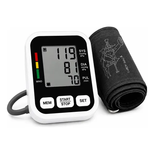 Aparelho Medidor Pressão Arterial Digital De Braço Arm Style Branco