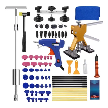 Kit Completo Repuxadeira Ventosas Reparo Amassados Carro 78p