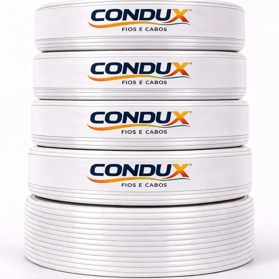 Cabo Flexivel 2,5mm Unipolar Com 100 Metros Condux 750v