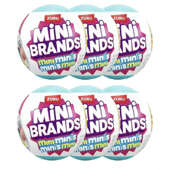 6 Unidades Da Mini Brands Fill The Geladeira Mini Minis Br.