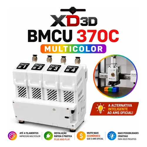 Bmcu 370c Ams Lite Para Bambu Lab A1, A1 Mini E P1s 24v Branco