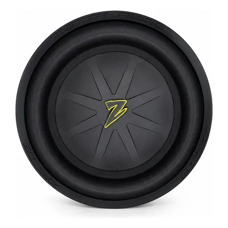 Zetta Audio Subwoofer V-12 950wrms Cinza 4 Ohms Novo 950rms Preto