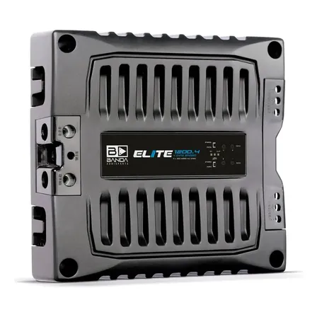 Elite 1200.4 Banda Modulo Amplificador 4 Canais 2 Ohms Novo